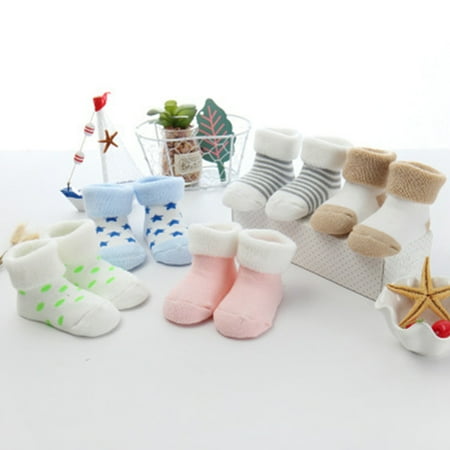 Baby Socks 6-18 Months 5 Pack Various Colours Baby Socks 6-18 Months 5 Pack Various Colours